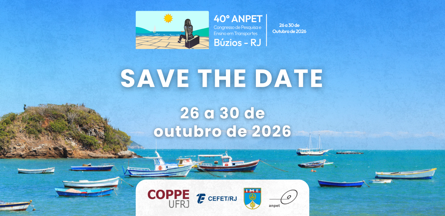 40º ANPET acontece entre os dias 26 e 30 de outubro, em Búzios (RJ)